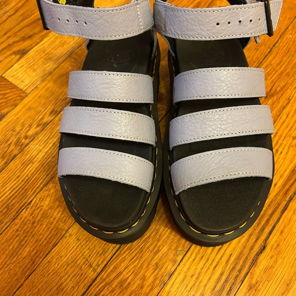 Dr. Martens Gray Platform Sandals - Picture 3 of 5